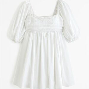 Abercrombie Emerson Poplin Puff Sleeve Mini Dress